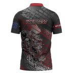 Personalised Cycling New Zealand Zipper Polo Shirt Aotearoa Pride Sportswear