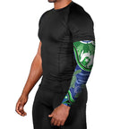 Torres Strait Islands Arm Sleeves Dhari Turtles Sea Animal Aboriginal Dot Art