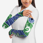 Torres Strait Islands Arm Sleeves Dhari Turtles Sea Animal Aboriginal Dot Art