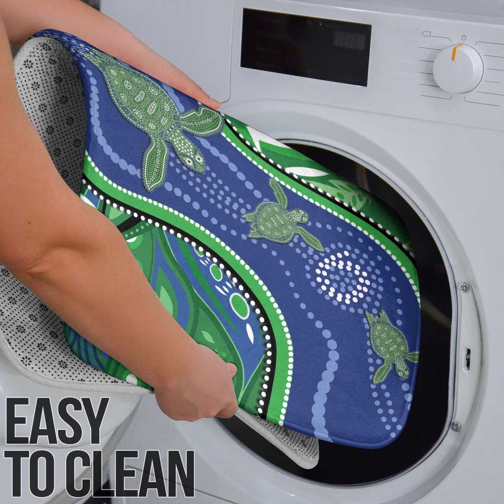 Torres Strait Islands Bathroom Set Dhari Turtles Sea Animal Aboriginal Dot Art