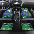 Torres Strait Islands Car Mats Dhari Turtles Sea Animal Aboriginal Dot Art