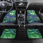 Torres Strait Islands Car Mats Dhari Turtles Sea Animal Aboriginal Dot Art