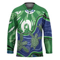 Torres Strait Islands Hockey Jersey Dhari Turtles Sea Animal Aboriginal Dot Art