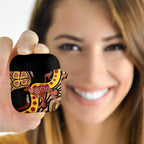 Kangaroo Australia AirPods Case Aussie Aboriginal Dot Art