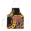 Kangaroo Australia Apron Aussie Aboriginal Dot Art