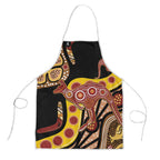 Kangaroo Australia Apron Aussie Aboriginal Dot Art