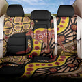 Kangaroo Australia Back Car Seat Cover Aussie Aboriginal Dot Art
