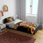 Kangaroo Australia Bedding Set Aussie Aboriginal Dot Art