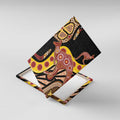 Kangaroo Australia Canvas Wall Art Aussie Aboriginal Dot Art