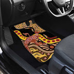 Kangaroo Australia Car Mats Aussie Aboriginal Dot Art