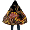 Kangaroo Australia Cloak Aussie Aboriginal Dot Art