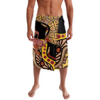 Kangaroo Australia Lavalava Aussie Aboriginal Dot Art