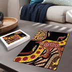 Kangaroo Australia Puzzle Aussie Aboriginal Dot Art