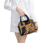 Kangaroo Australia Shoulder Handbag Aussie Aboriginal Dot Art