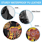 Kangaroo Australia Spare Tire Cover Aussie Aboriginal Dot Art