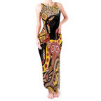 Kangaroo Australia Tank Maxi Dress Aussie Aboriginal Dot Art