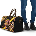 Kangaroo Australia Travel Bag Aussie Aboriginal Dot Art