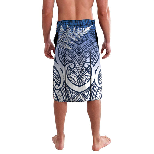 Personalised Cycling New Zealand Lavalava Aotearoa Map Fern Maori Pattern
