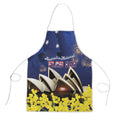 Australia National Flag Day Apron Golden Wattle Sydney Opera House Flag Color