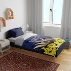 Australia National Flag Day Bedding Set Golden Wattle Sydney Opera House Flag Color