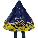 Personalised Australia National Flag Day Cloak Golden Wattle Sydney Opera House Flag Color