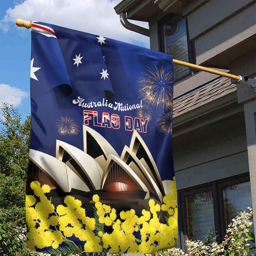 Australia National Flag Day Garden Flag Golden Wattle Sydney Opera House Flag Color