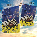 Australia National Flag Day Garden Flag Golden Wattle Sydney Opera House Flag Color