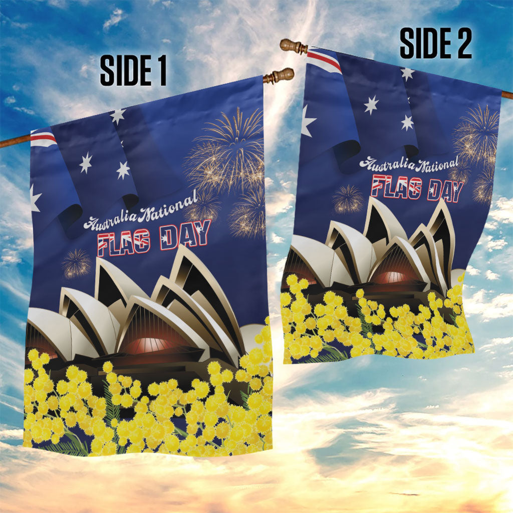 Australia National Flag Day Garden Flag Golden Wattle Sydney Opera House Flag Color