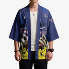Personalised Australia National Flag Day Kimono Golden Wattle Sydney Opera House Flag Color