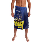 Personalised Australia National Flag Day Lavalava Golden Wattle Sydney Opera House Flag Color