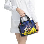 Australia National Flag Day Shoulder Handbag Golden Wattle Sydney Opera House Flag Color