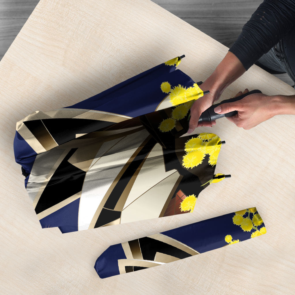 Australia National Flag Day Umbrella Golden Wattle Sydney Opera House Flag Color