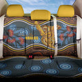 Aboriginal Dot Painting Koala Bear Back Car Seat Cover Aussie Eucalyptus Caesia Flowers