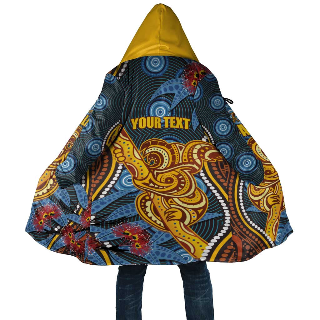 Aboriginal Dot Painting Koala Bear Personalised Cloak Aussie Eucalyptus Caesia Flowers