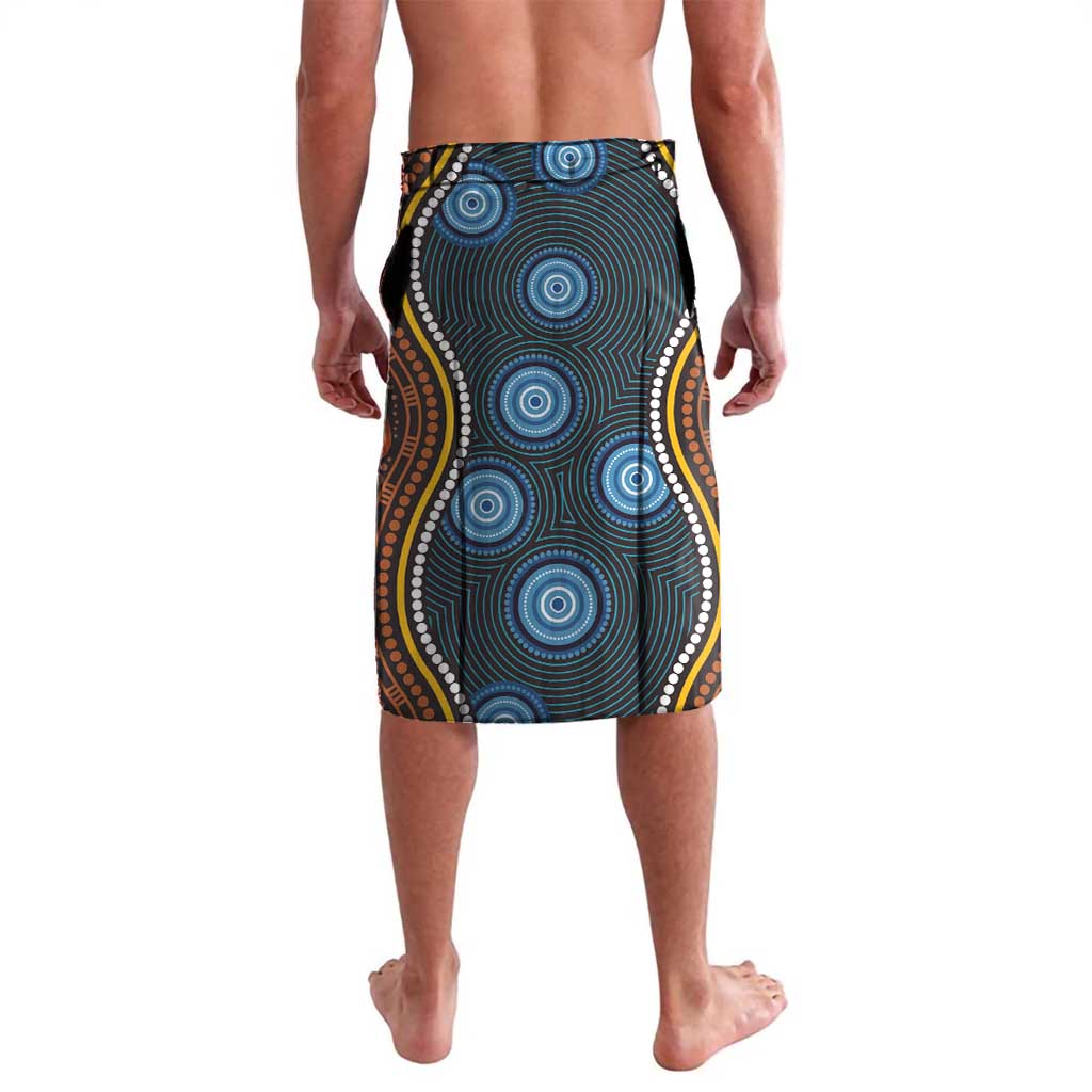 Aboriginal Dot Painting Koala Bear Personalised Lavalava Aussie Eucalyptus Caesia Flowers