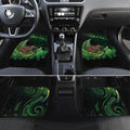 Kiwi New Zealand Personalised Car Mats Aotearoa Map Silver Fern Koru Pattern