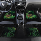 Kiwi New Zealand Personalised Car Mats Aotearoa Map Silver Fern Koru Pattern