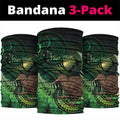 Kiwi New Zealand Personalised Neck Gaiter Aotearoa Map Silver Fern Koru Pattern