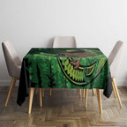 Kiwi New Zealand Personalised Tablecloth Aotearoa Map Silver Fern Koru Pattern