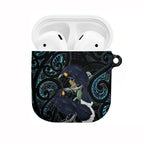 New Zealand Huia Bird AirPods Case Paua Shell Maori Pattern