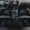 New Zealand Huia Bird Car Mats Paua Shell Maori Pattern