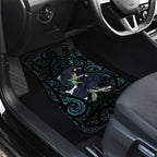 New Zealand Huia Bird Car Mats Paua Shell Maori Pattern