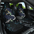 New Zealand Huia Bird Car Seat Cover Paua Shell Maori Pattern