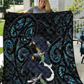 New Zealand Huia Bird Quilt Paua Shell Maori Pattern