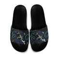 New Zealand Huia Bird Slide Sandals Paua Shell Maori Pattern