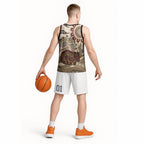 Australia Wombat Basketball Jersey Aussie Map Aboriginal Pattern