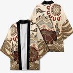 Australia Wombat Kimono Aussie Map Aboriginal Pattern