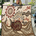 Australia Wombat Quilt Aussie Map Aboriginal Pattern