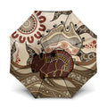 Australia Wombat Umbrella Aussie Map Aboriginal Pattern