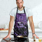 Australia Alzheimer's and Brain Awareness Apron Elephant Forget-Me-Not Aboriginal Art